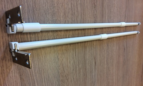 Fém fiókoldal magasító 450mm, fehér